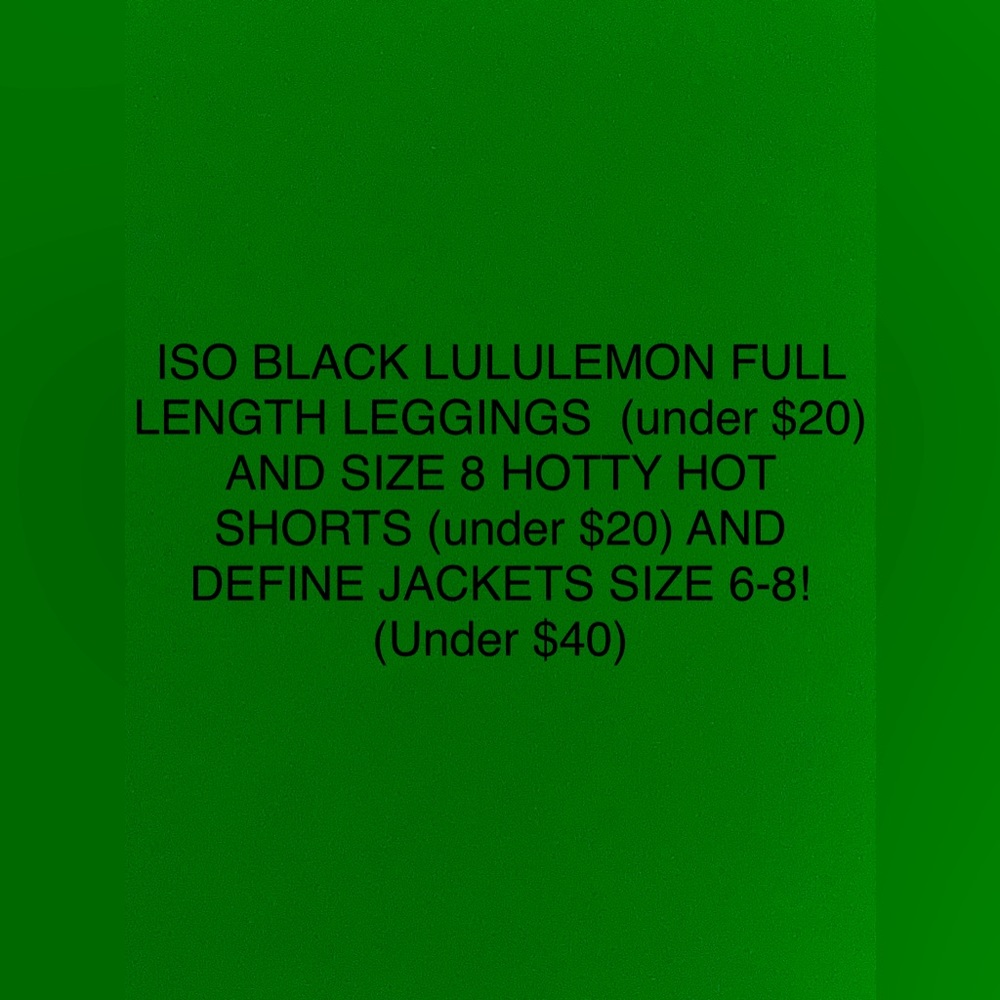 ISO LULULEMON